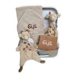 kraamcadeau koffer giraffe gus happy horse