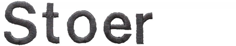 lettertype stoer borduren