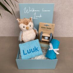 kraamcadeau uil cadeaubox little dutch