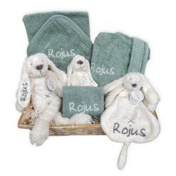 kraammand happy horse xl groen wit