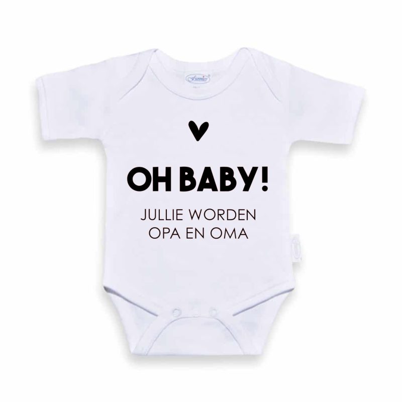 Romper Oh baby! Jullie worden opa en oma Pippaloentje