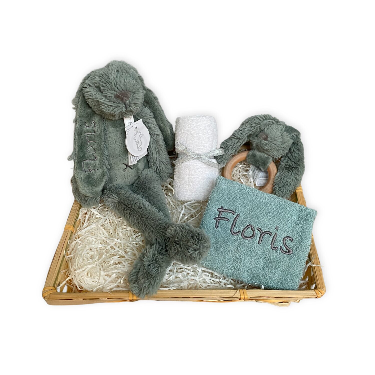 kraammand happy horse groen wit rabbit richie