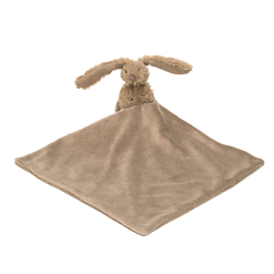 mini konijn richie knuffeldoek bruin