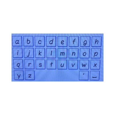 lettertype speenkoord kleine letters