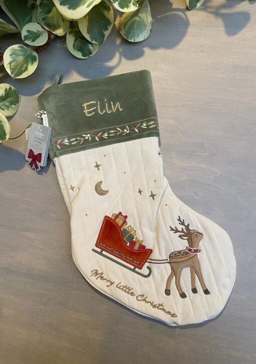 kerstsok met naam little dutch