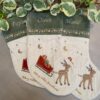 kerstsok met naam geborduurd little dutch