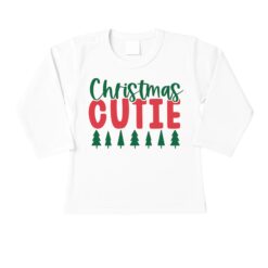 t-shirt christmas cutie baby's eerste kerst