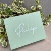 gepersonaliseerde cadeaubox mintgroen
