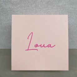 gepersonaliseerde cadeaubox oudroze