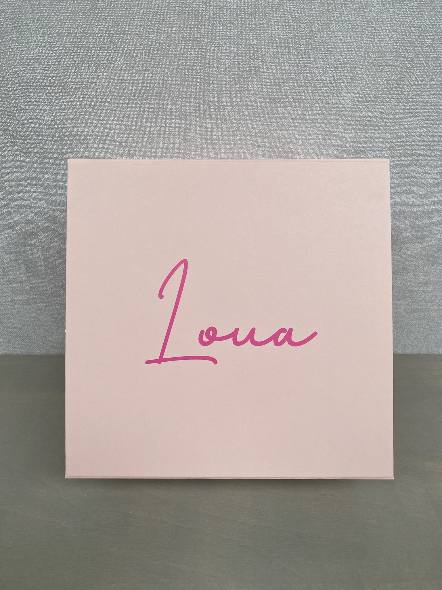 gepersonaliseerde cadeaubox oudroze