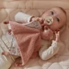 Little Dutch knuffeldoekje flamingo met naam