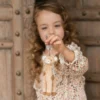 Little Dutch sleutelhanger giraf geel