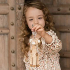 Little Dutch sleutelhanger giraf geel