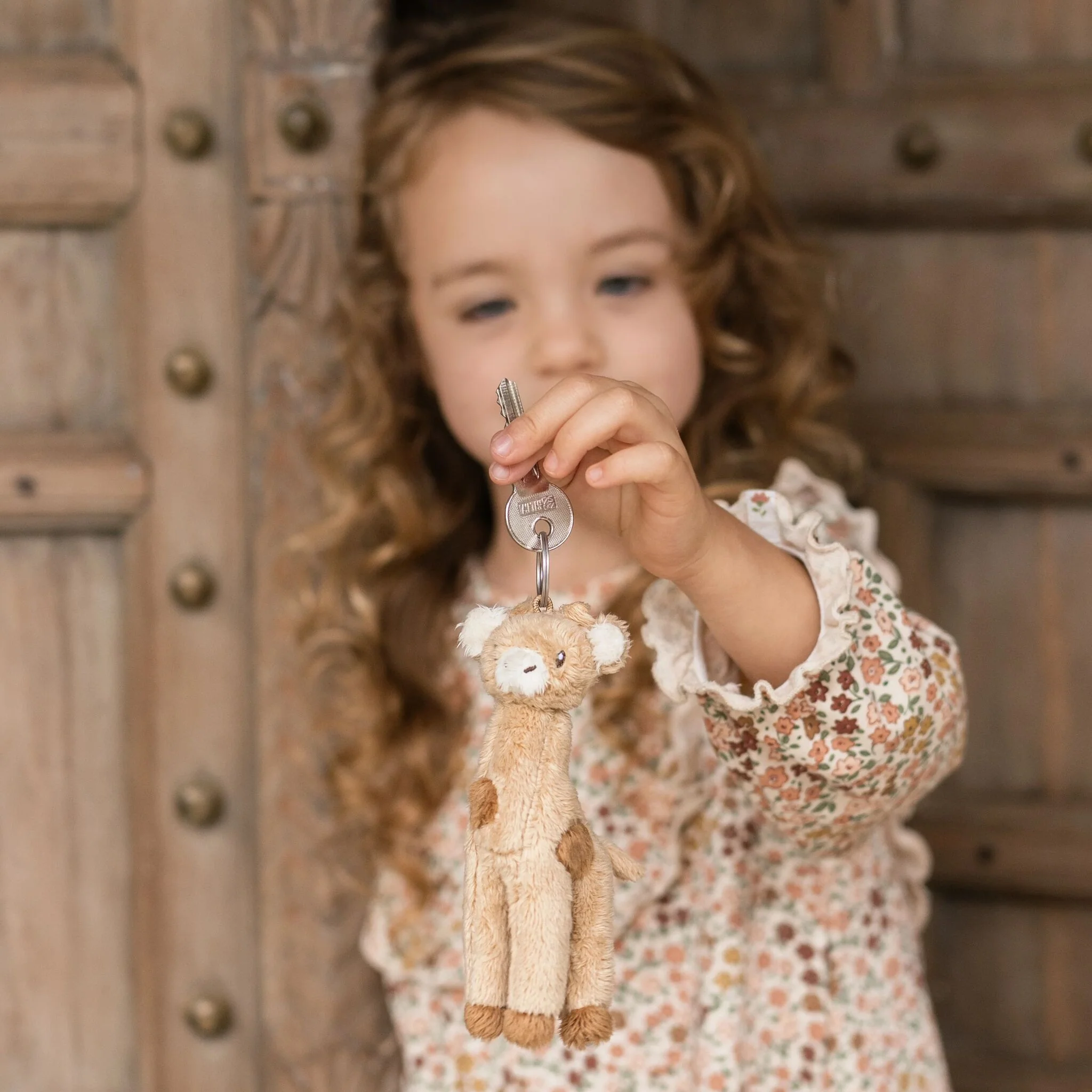 Little Dutch sleutelhanger giraf geel