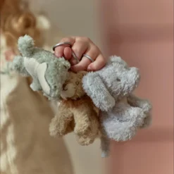 grijze olifant keychain Little Dutch